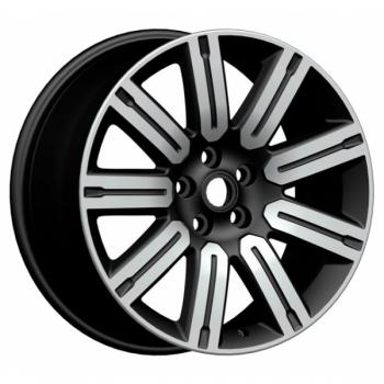 Radial spoke alloy rim