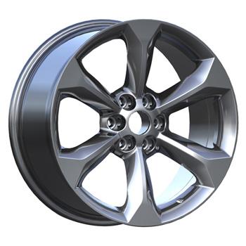 Black alloy wheel